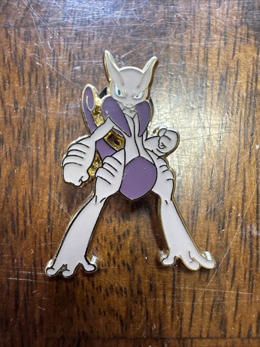 Pokemon Mega Mewtwo X Enamel Official Collectible Pin 2015